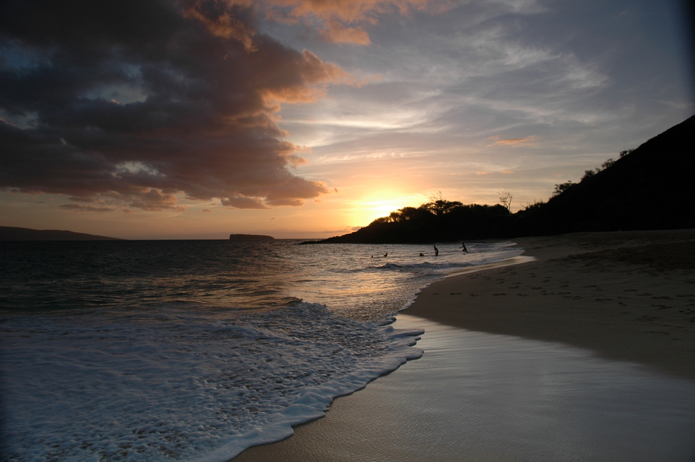 Sunset at Big Beach, Makena