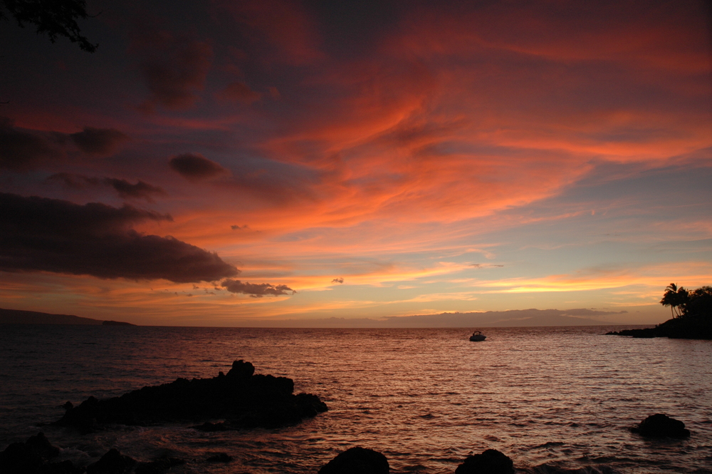 Sunset at Makena Landing