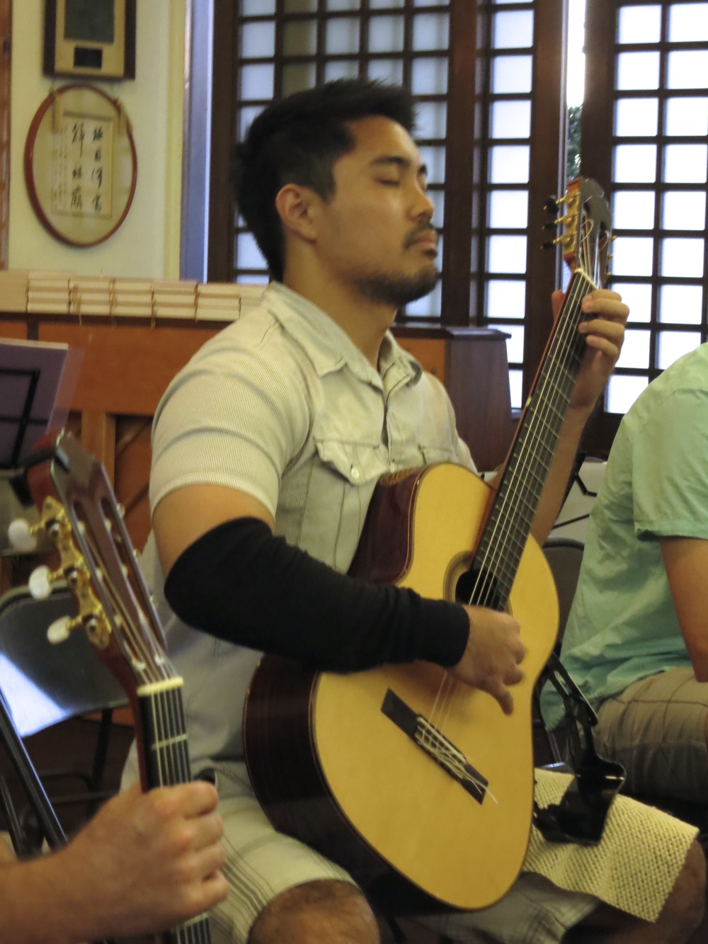 Aaron Cardenas at the Lahaina Jodo Mission (2014)