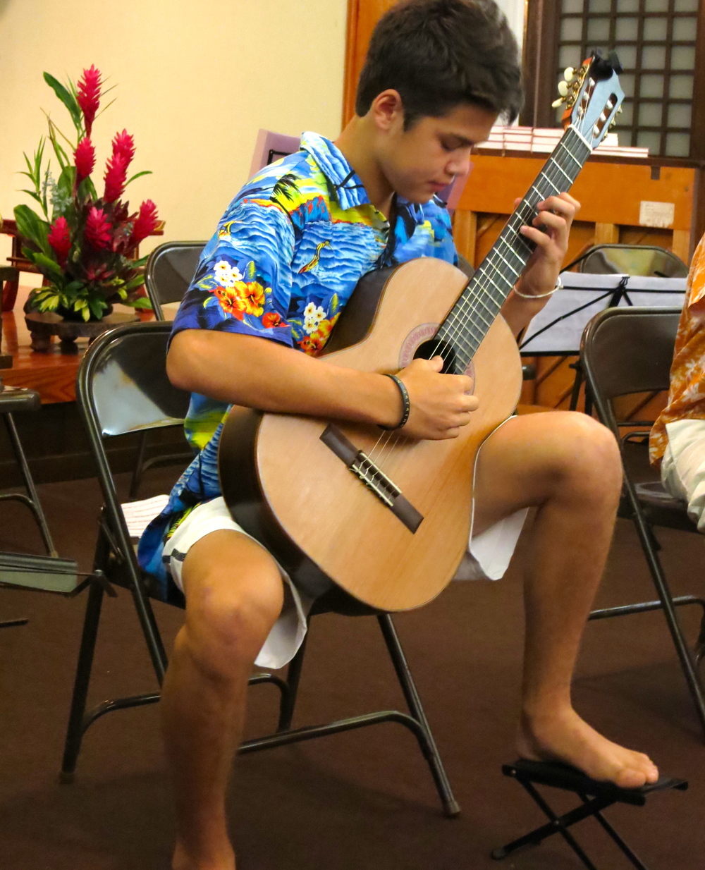 Zak Werdegar at the Lahaina Jodo Mission (2014)