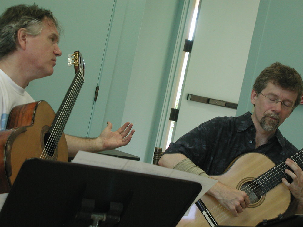 Ben teaching John Olson (2005)