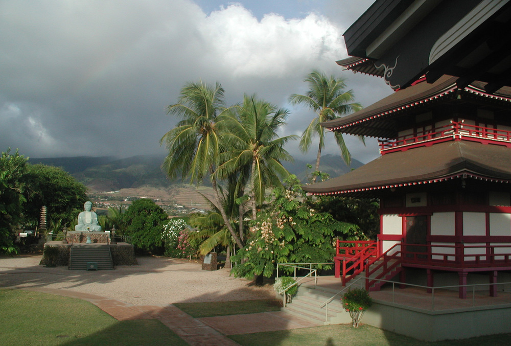 Concert venue at the Lahaina Jodo Mission